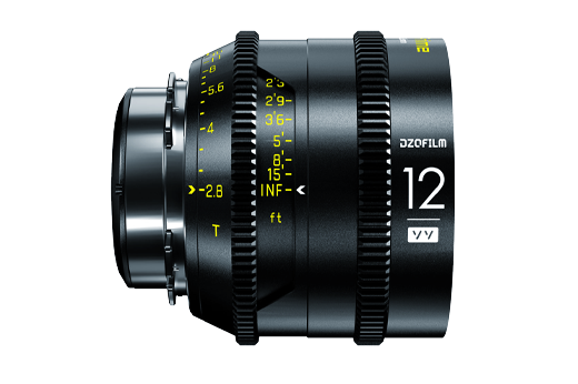 DZOFILM VESPID 12mm T2.8 PRIME FF CINEMA LENS PL/EF ⌀77mm