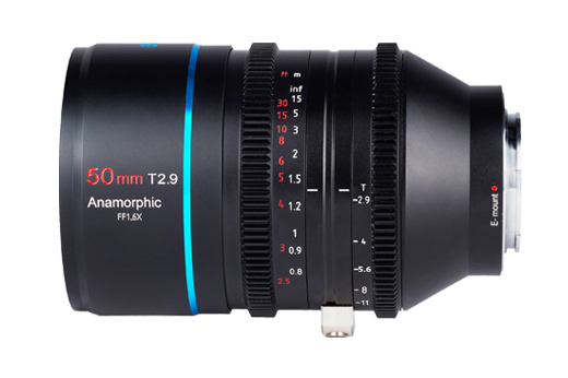 Sirui 50mm T2.9 1.6x FF Anamorhic Lens RF-Mount