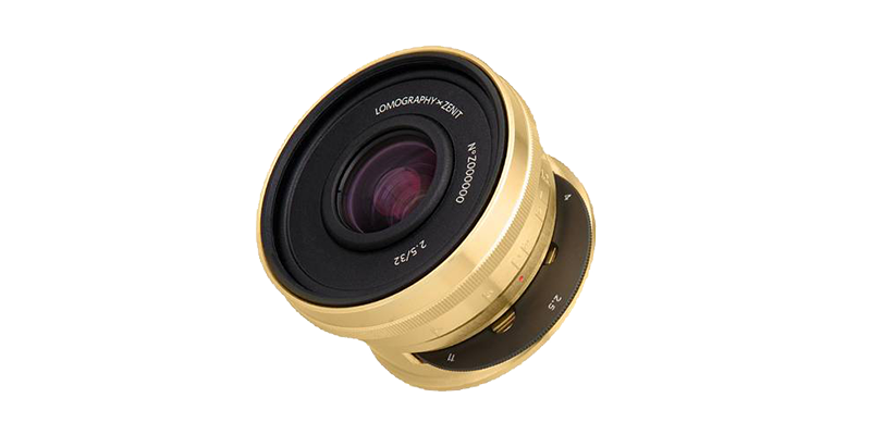 【美品】Lomogon  2.5/32 Art Lens (brass)